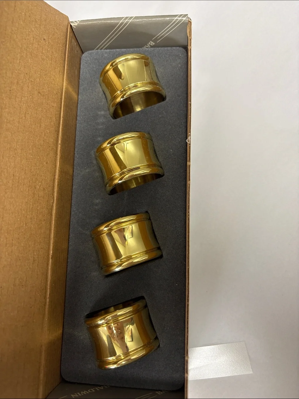 Badwin Dover Napkin RIngs Set of 4